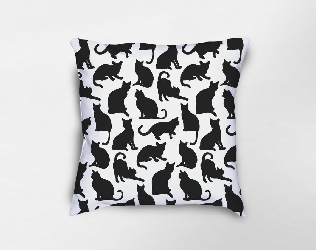 Black Cat Pillow