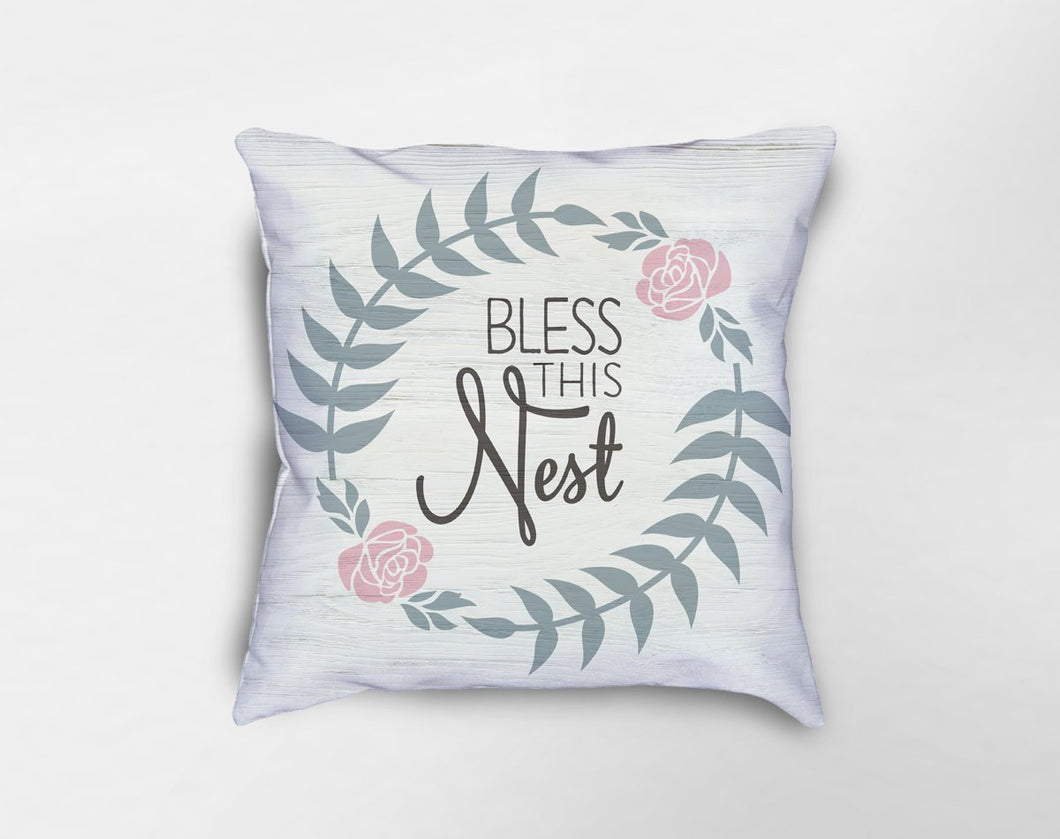 Bless this Nest Pillow