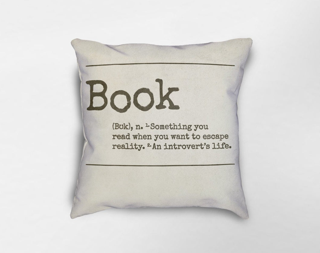 Book Definition Pillow