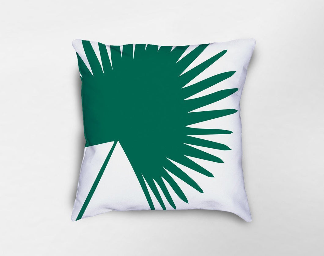 Cabbage Palm Leaf Pillow