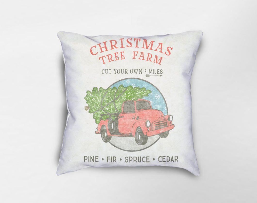 Christmas Tree Farm Pillow