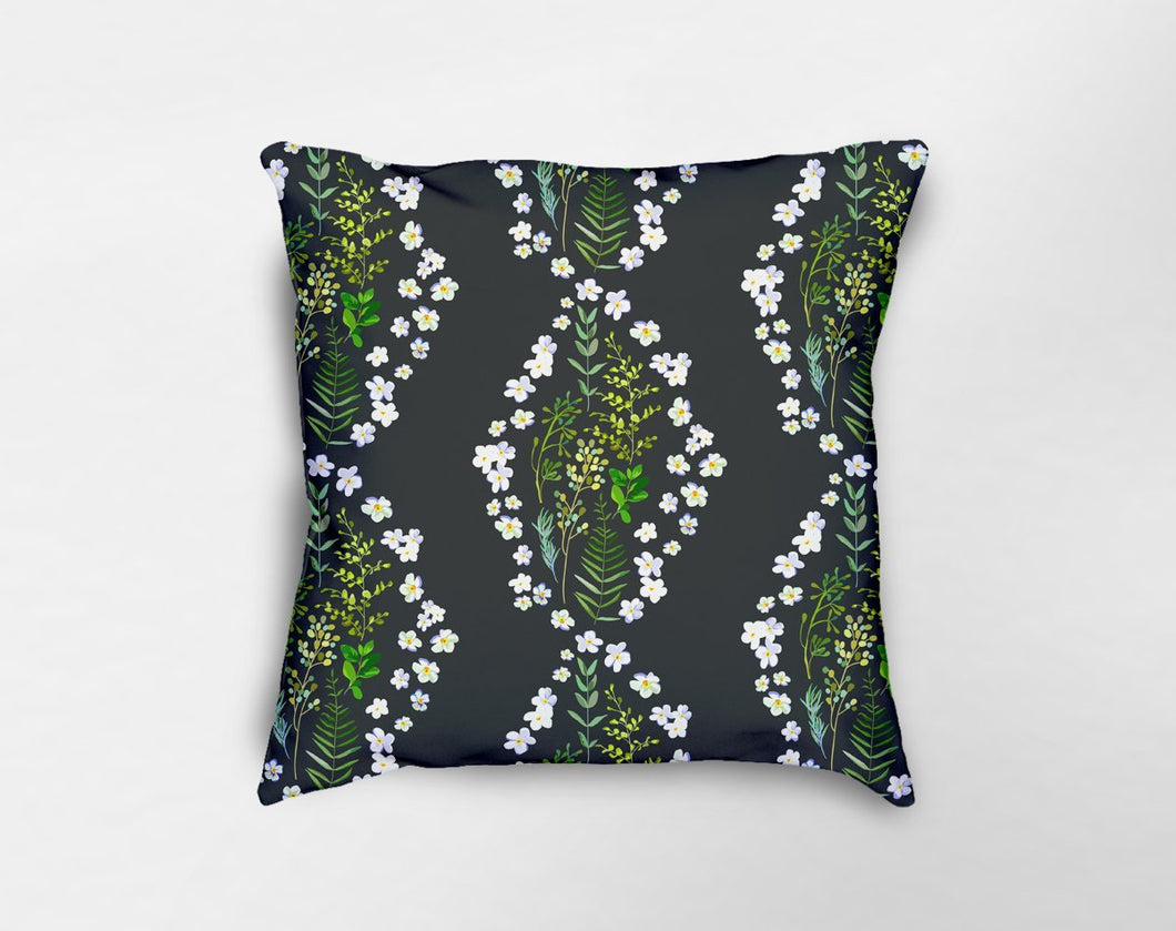 DNA Botanical Floral Pillow