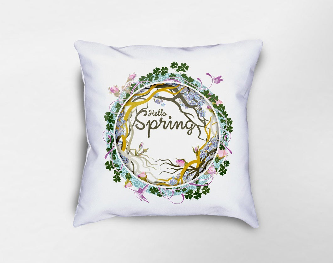 Hello Spring Pillow