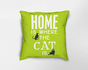 Home is Where the Cat is Pillow