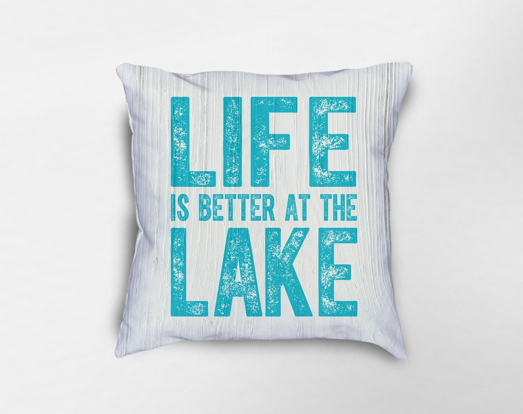 Life is Better at the Lake Pillow