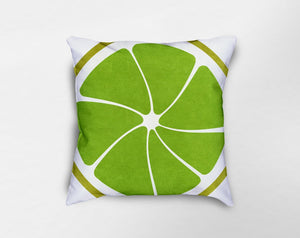 Lime Fruit Pillow