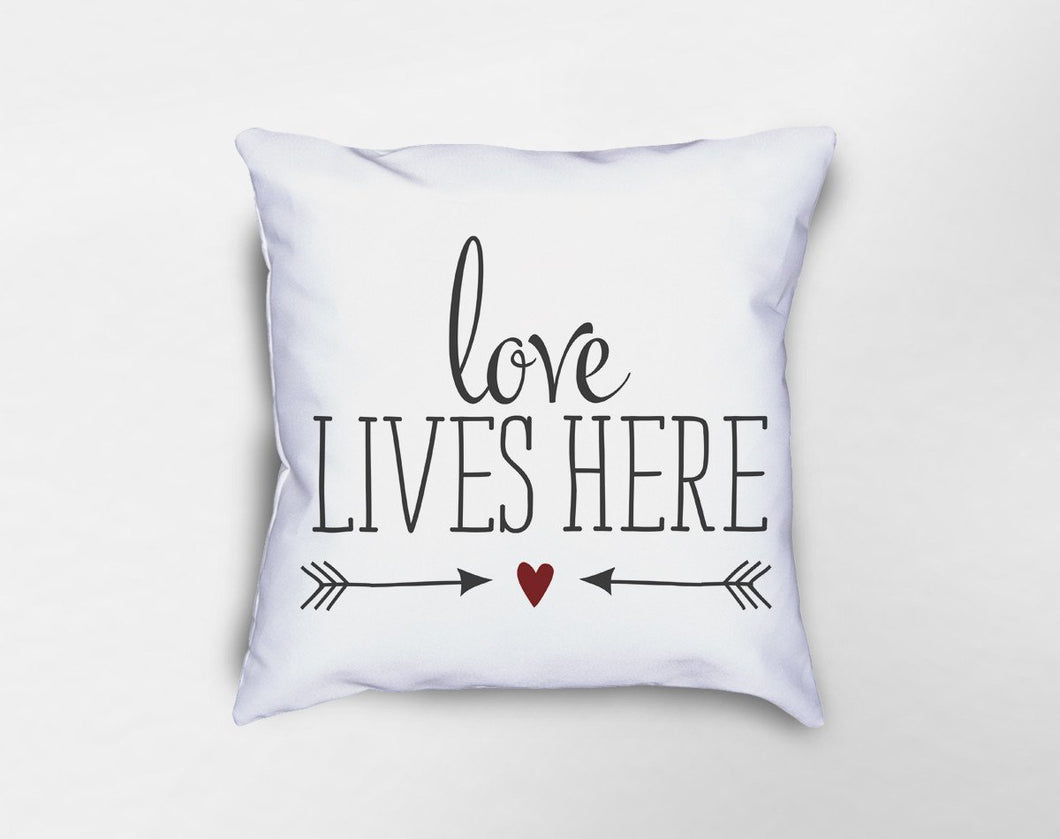 Love Lives Here Pillow