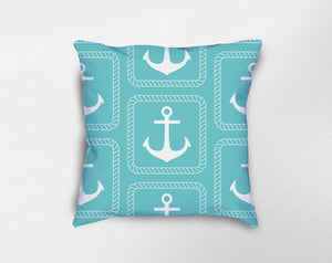 Nautical Anchor Pillow