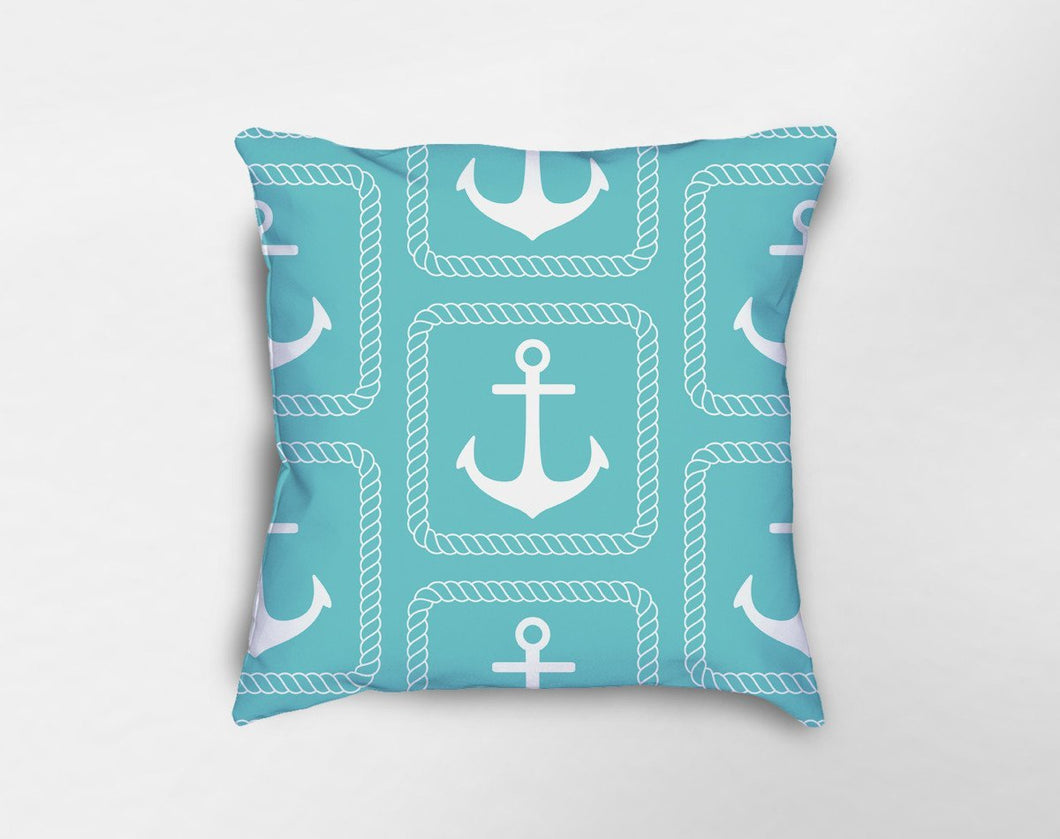 Nautical Anchor Pillow