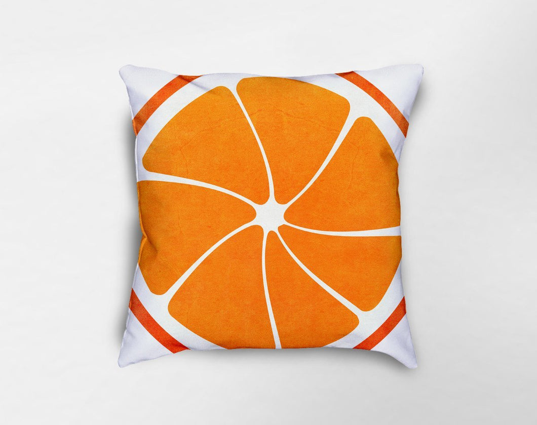 Orange Fruit Pillow
