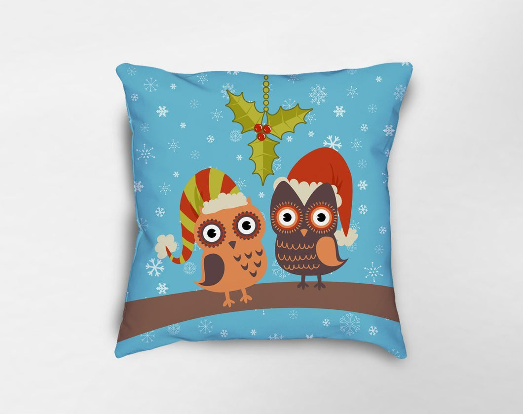 Owl Meet You Under the Mistletoe Pillow