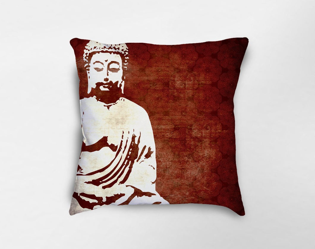 Red Buddha Pillow