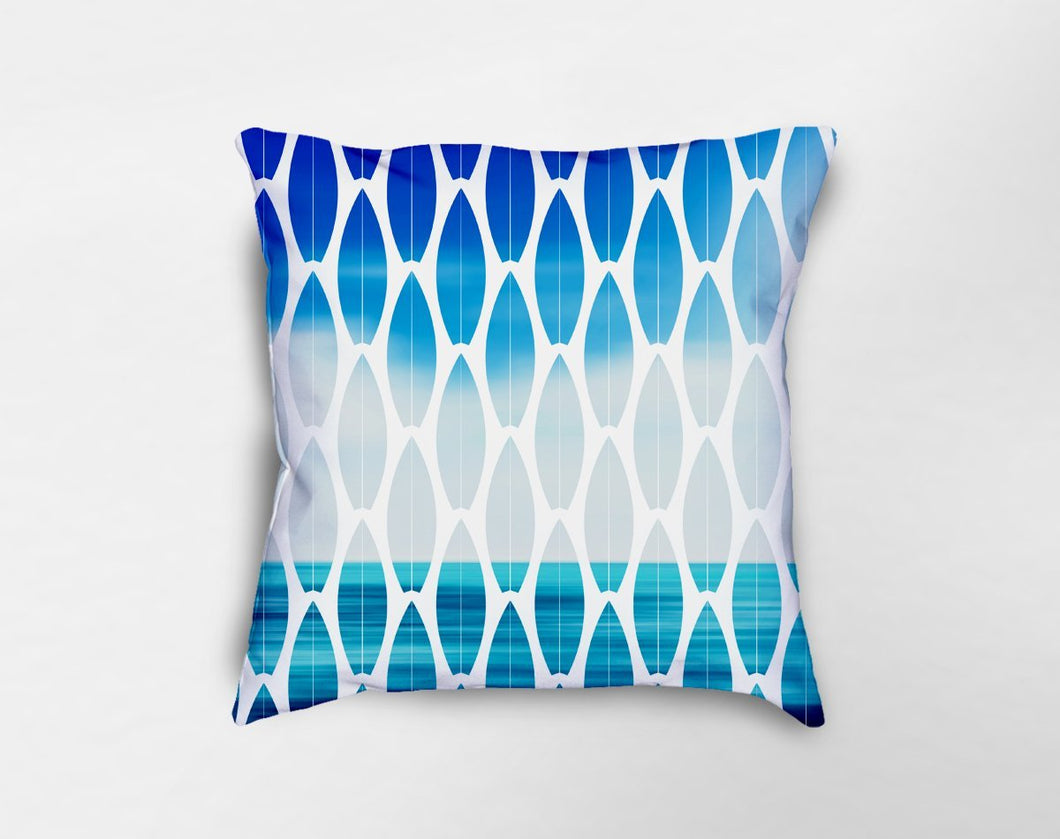 Surfboard Beach Pillow
